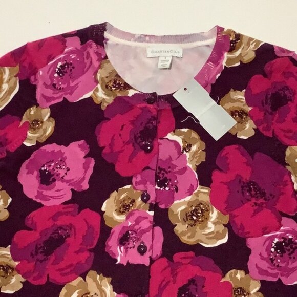 HP CHARTER CLUB Cardigan NWOT - Picture 7 of 12